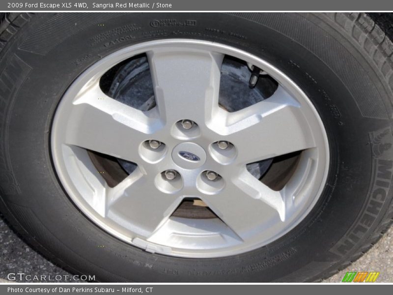 Sangria Red Metallic / Stone 2009 Ford Escape XLS 4WD