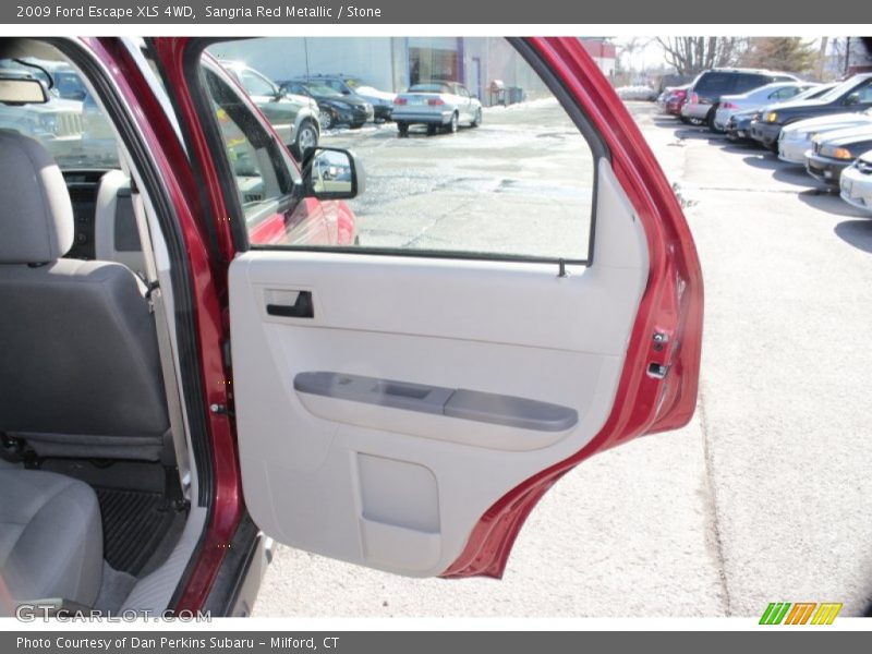 Sangria Red Metallic / Stone 2009 Ford Escape XLS 4WD