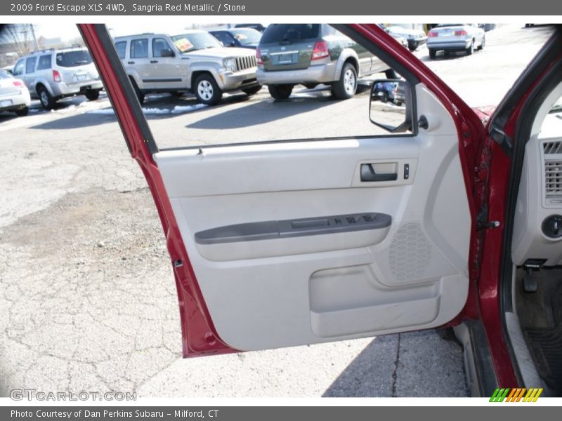 Sangria Red Metallic / Stone 2009 Ford Escape XLS 4WD
