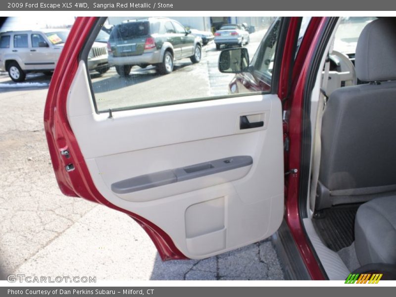 Sangria Red Metallic / Stone 2009 Ford Escape XLS 4WD
