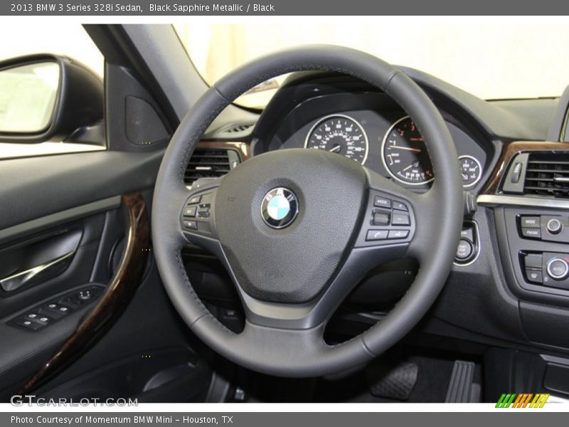 Black Sapphire Metallic / Black 2013 BMW 3 Series 328i Sedan