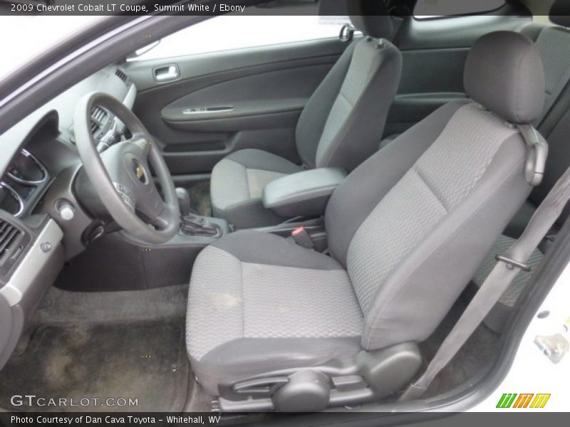 Front Seat of 2009 Cobalt LT Coupe
