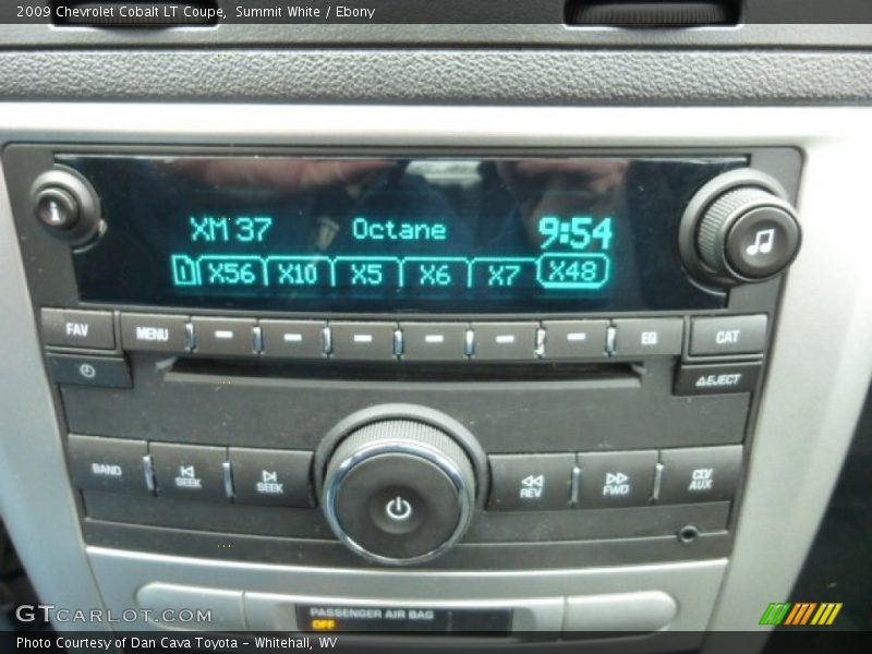 Audio System of 2009 Cobalt LT Coupe