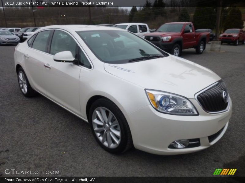 White Diamond Tricoat / Cashmere 2013 Buick Verano FWD