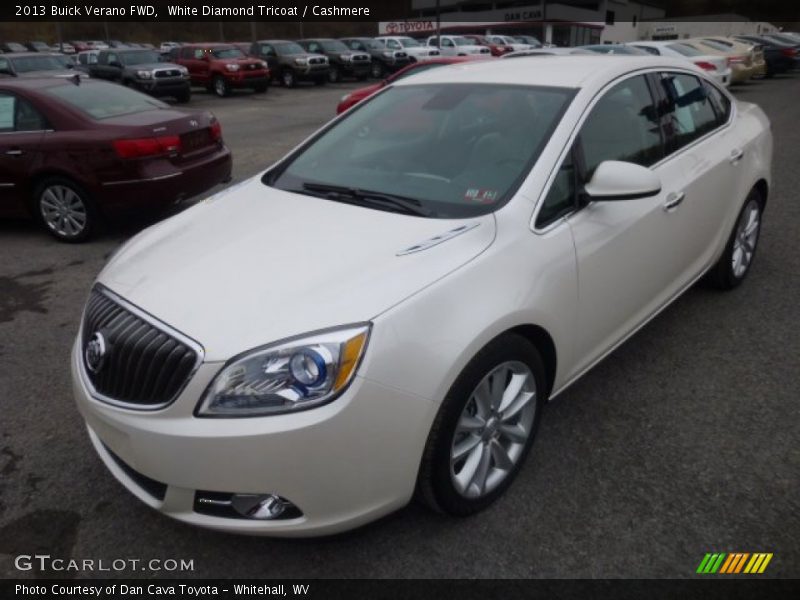 White Diamond Tricoat / Cashmere 2013 Buick Verano FWD
