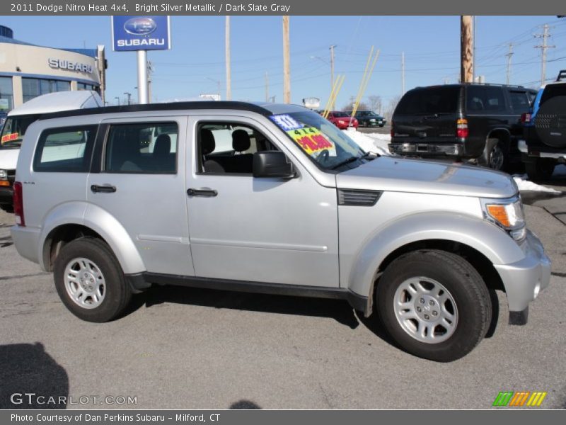 Bright Silver Metallic / Dark Slate Gray 2011 Dodge Nitro Heat 4x4