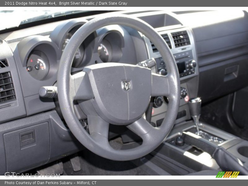 Bright Silver Metallic / Dark Slate Gray 2011 Dodge Nitro Heat 4x4