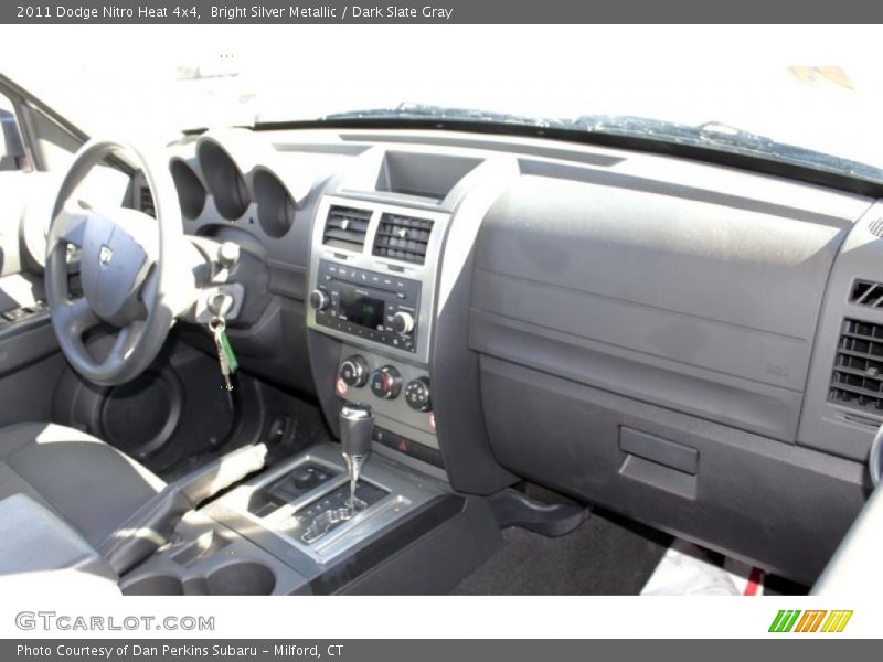 Bright Silver Metallic / Dark Slate Gray 2011 Dodge Nitro Heat 4x4