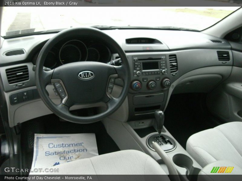 Gray Interior - 2010 Optima LX 