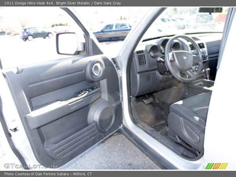 Bright Silver Metallic / Dark Slate Gray 2011 Dodge Nitro Heat 4x4
