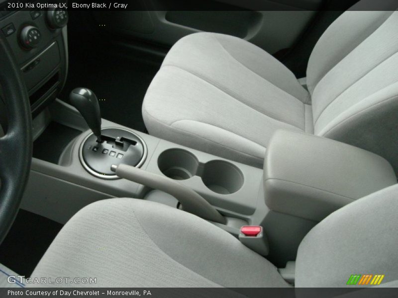 Ebony Black / Gray 2010 Kia Optima LX