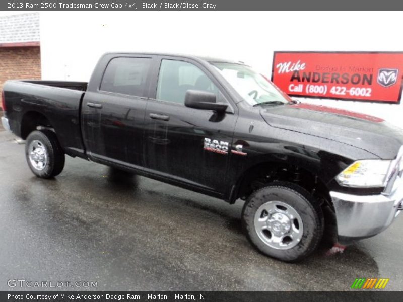 Black / Black/Diesel Gray 2013 Ram 2500 Tradesman Crew Cab 4x4