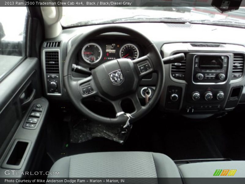 Black / Black/Diesel Gray 2013 Ram 2500 Tradesman Crew Cab 4x4