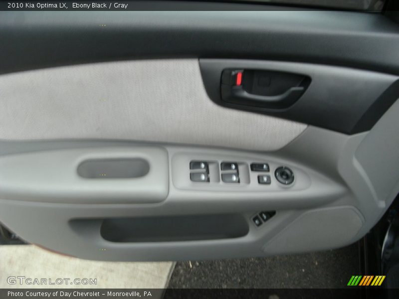 Ebony Black / Gray 2010 Kia Optima LX
