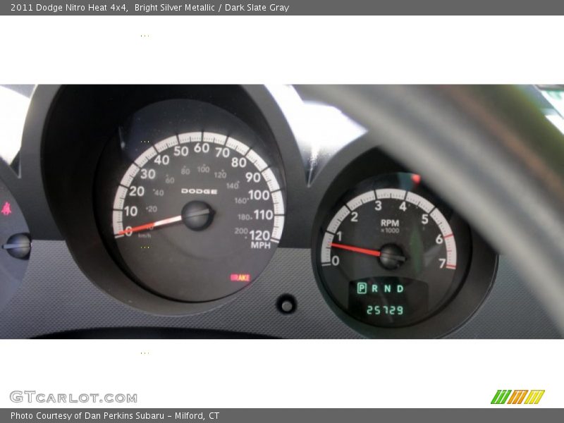 Bright Silver Metallic / Dark Slate Gray 2011 Dodge Nitro Heat 4x4