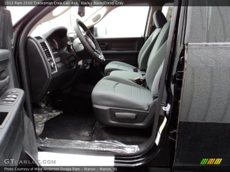 Black / Black/Diesel Gray 2013 Ram 2500 Tradesman Crew Cab 4x4