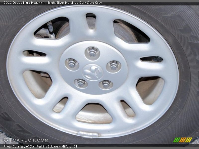 Bright Silver Metallic / Dark Slate Gray 2011 Dodge Nitro Heat 4x4