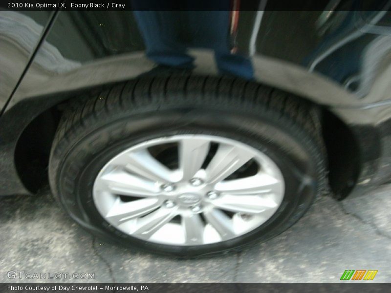 Ebony Black / Gray 2010 Kia Optima LX