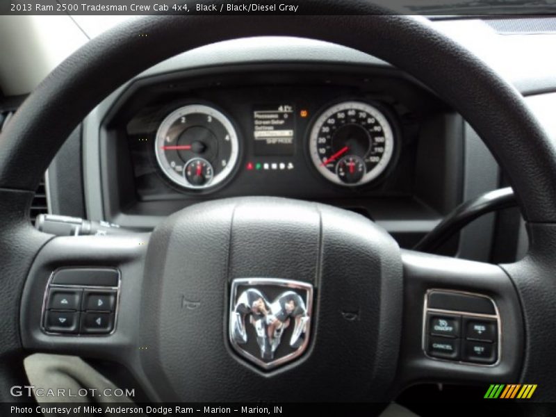 Black / Black/Diesel Gray 2013 Ram 2500 Tradesman Crew Cab 4x4
