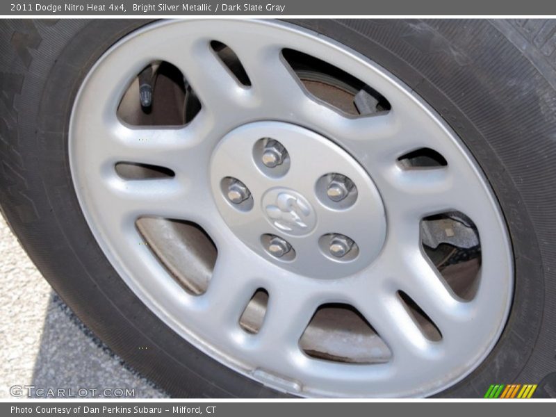 Bright Silver Metallic / Dark Slate Gray 2011 Dodge Nitro Heat 4x4