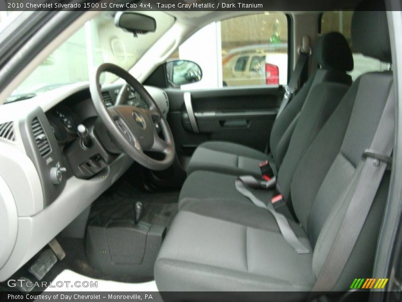 Front Seat of 2010 Silverado 1500 LS Crew Cab 4x4