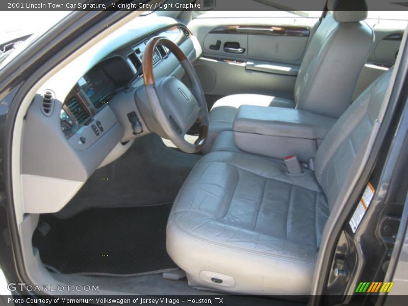 Midnight Grey / Light Graphite 2001 Lincoln Town Car Signature