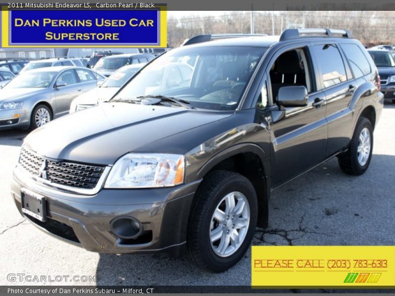 Carbon Pearl / Black 2011 Mitsubishi Endeavor LS
