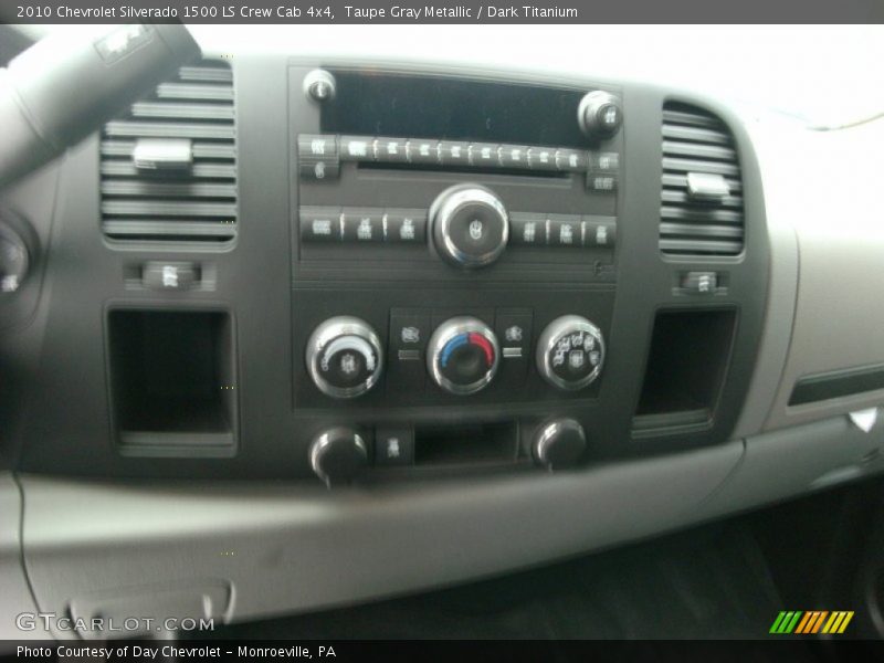 Taupe Gray Metallic / Dark Titanium 2010 Chevrolet Silverado 1500 LS Crew Cab 4x4