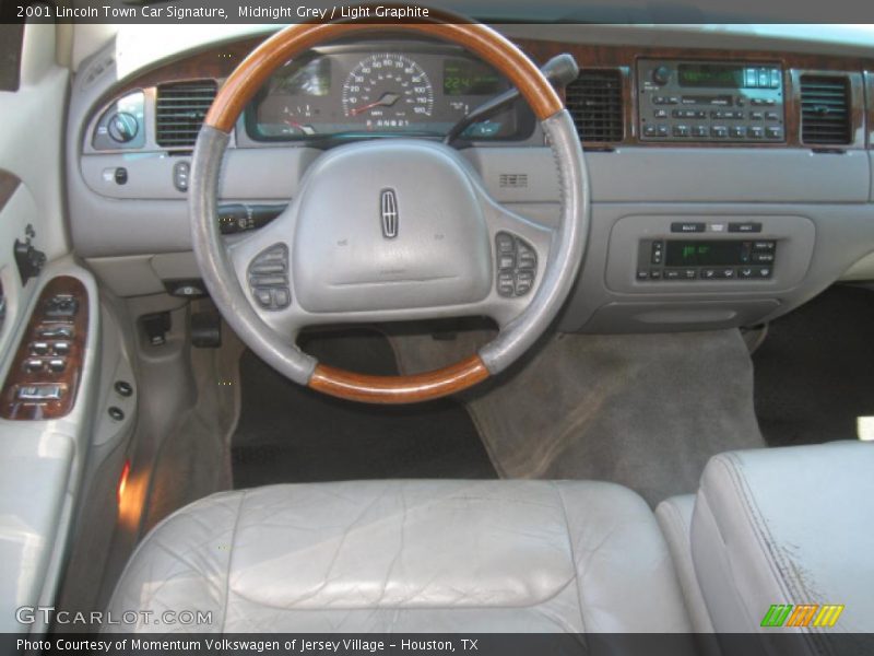 Midnight Grey / Light Graphite 2001 Lincoln Town Car Signature