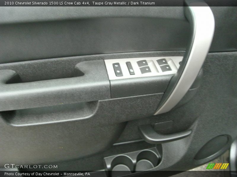 Taupe Gray Metallic / Dark Titanium 2010 Chevrolet Silverado 1500 LS Crew Cab 4x4