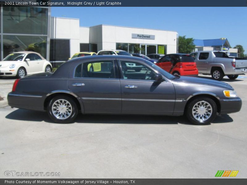 Midnight Grey / Light Graphite 2001 Lincoln Town Car Signature