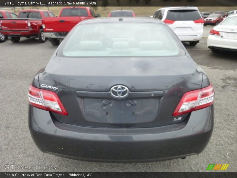 Magnetic Gray Metallic / Ash 2011 Toyota Camry LE