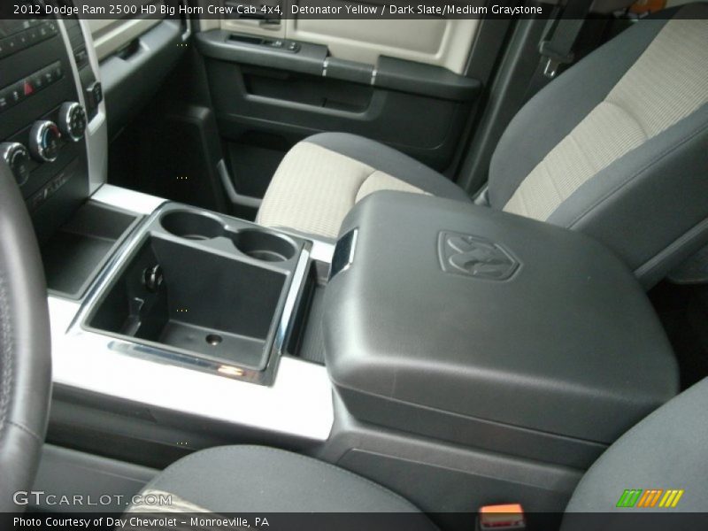 Detonator Yellow / Dark Slate/Medium Graystone 2012 Dodge Ram 2500 HD Big Horn Crew Cab 4x4