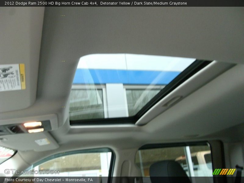 Detonator Yellow / Dark Slate/Medium Graystone 2012 Dodge Ram 2500 HD Big Horn Crew Cab 4x4