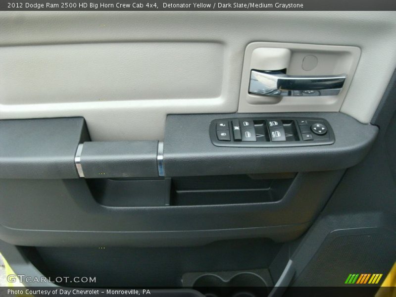 Detonator Yellow / Dark Slate/Medium Graystone 2012 Dodge Ram 2500 HD Big Horn Crew Cab 4x4