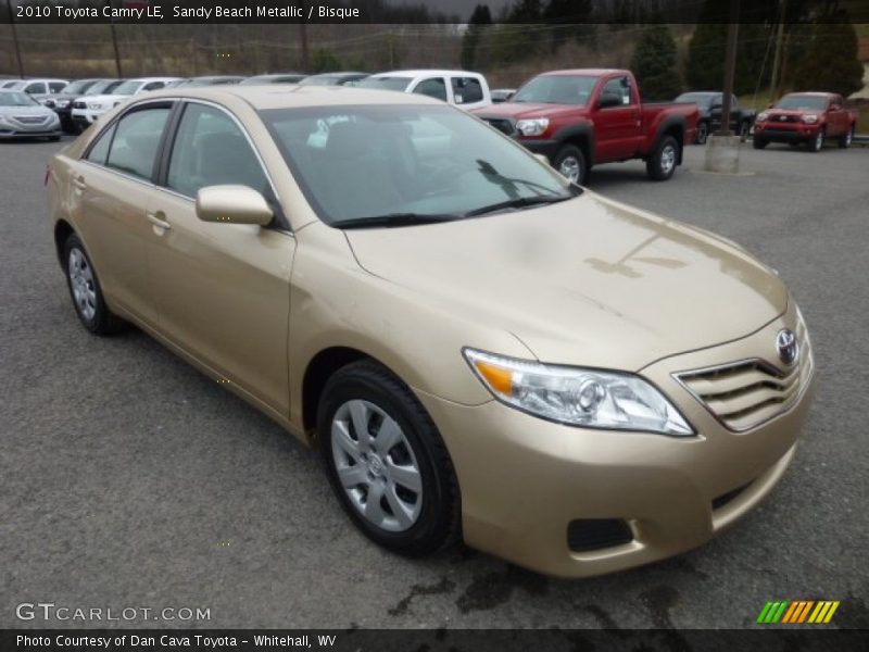 Sandy Beach Metallic / Bisque 2010 Toyota Camry LE