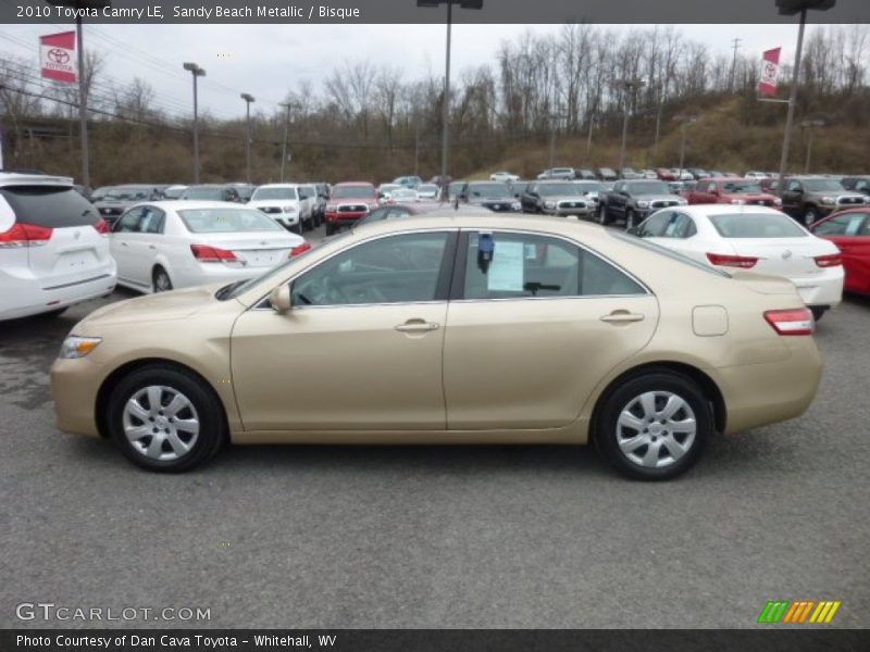 Sandy Beach Metallic / Bisque 2010 Toyota Camry LE