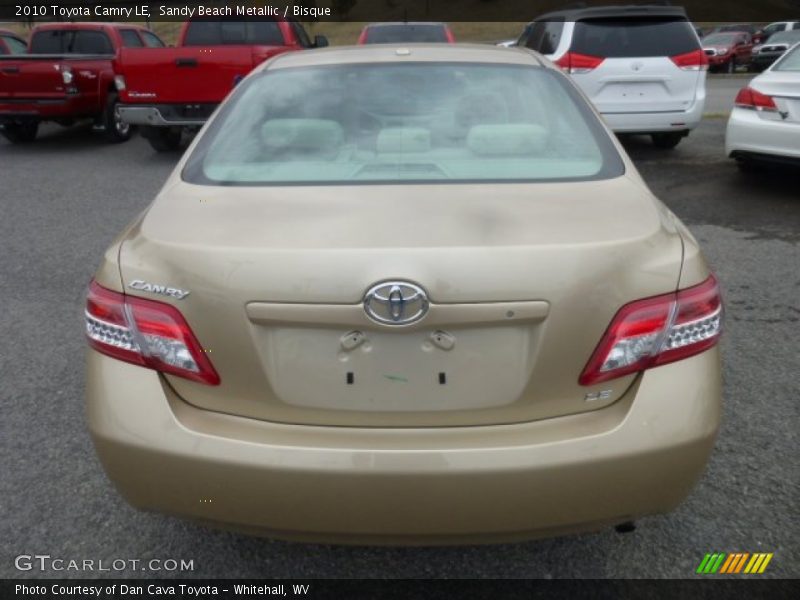 Sandy Beach Metallic / Bisque 2010 Toyota Camry LE