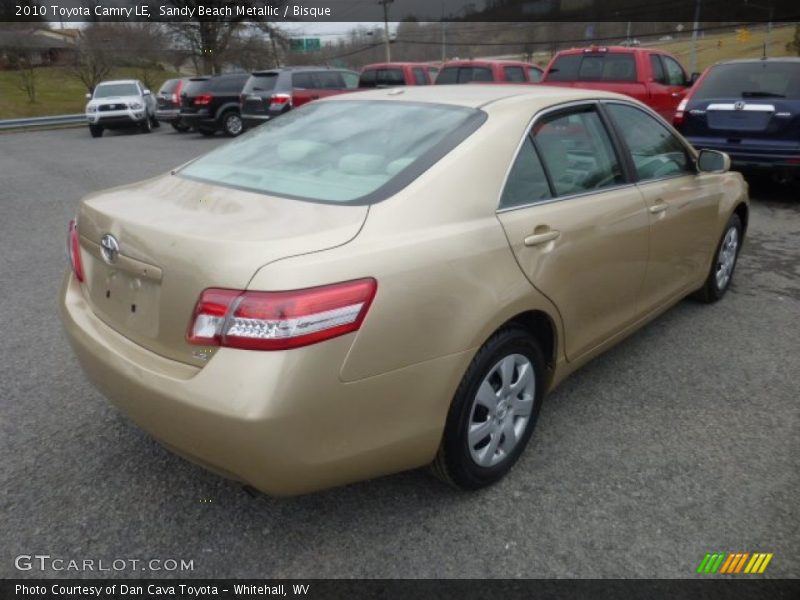 Sandy Beach Metallic / Bisque 2010 Toyota Camry LE