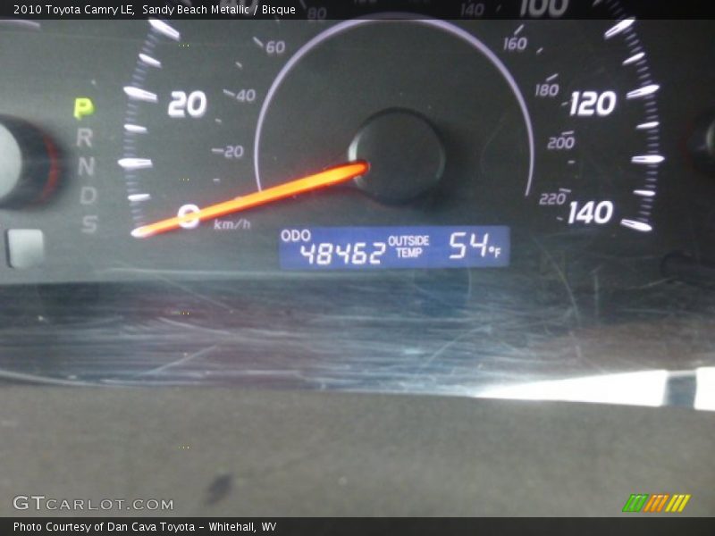 Sandy Beach Metallic / Bisque 2010 Toyota Camry LE