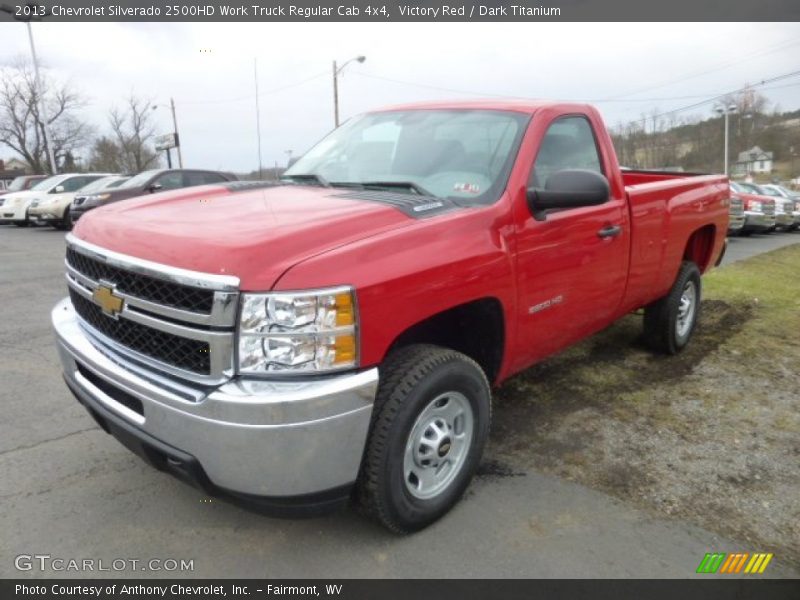 Front 3/4 View of 2013 Silverado 2500HD Work Truck Regular Cab 4x4