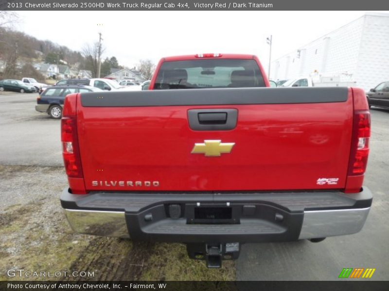 Victory Red / Dark Titanium 2013 Chevrolet Silverado 2500HD Work Truck Regular Cab 4x4
