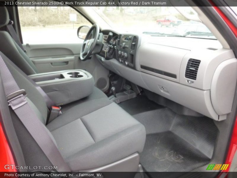 Victory Red / Dark Titanium 2013 Chevrolet Silverado 2500HD Work Truck Regular Cab 4x4