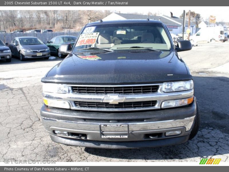 Dark Gray Metallic / Tan/Neutral 2005 Chevrolet Suburban 1500 LT 4x4