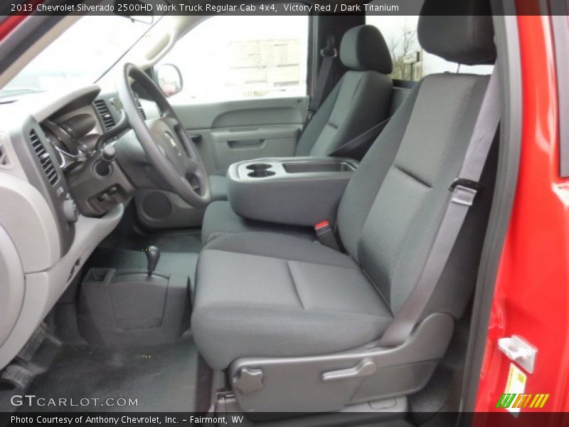 Victory Red / Dark Titanium 2013 Chevrolet Silverado 2500HD Work Truck Regular Cab 4x4