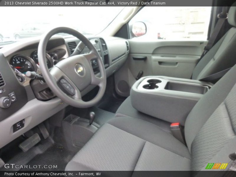 Victory Red / Dark Titanium 2013 Chevrolet Silverado 2500HD Work Truck Regular Cab 4x4