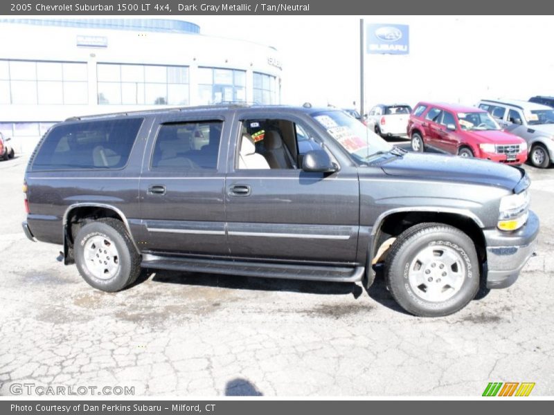 Dark Gray Metallic / Tan/Neutral 2005 Chevrolet Suburban 1500 LT 4x4
