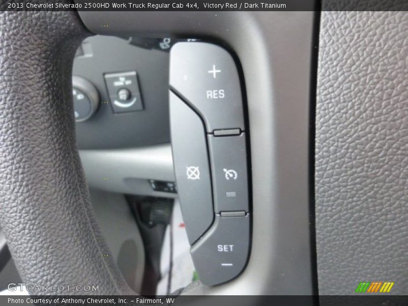 Victory Red / Dark Titanium 2013 Chevrolet Silverado 2500HD Work Truck Regular Cab 4x4