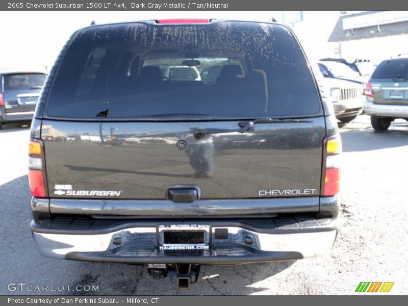 Dark Gray Metallic / Tan/Neutral 2005 Chevrolet Suburban 1500 LT 4x4