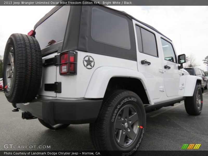 Bright White / Black 2013 Jeep Wrangler Unlimited Oscar Mike Freedom Edition 4x4
